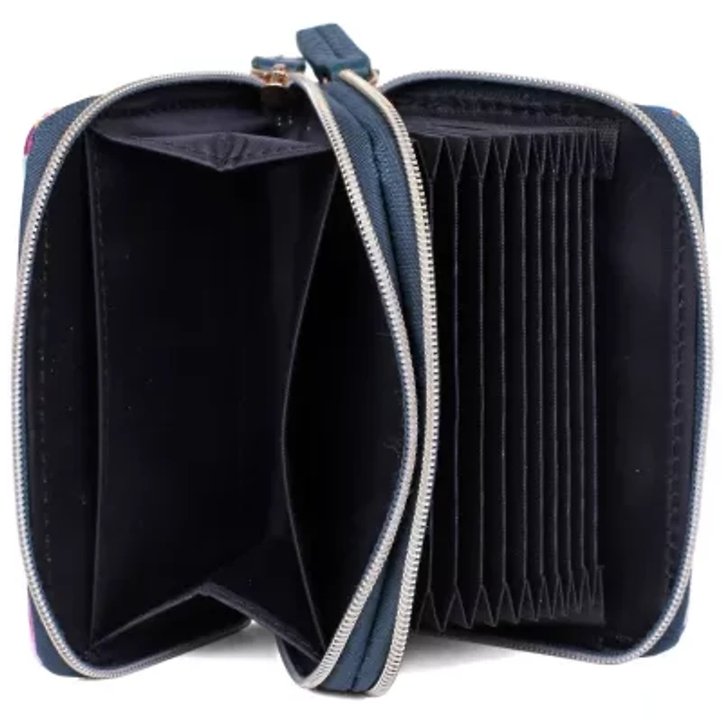 Solid Pebble Vegan Leather Wizard Wallet