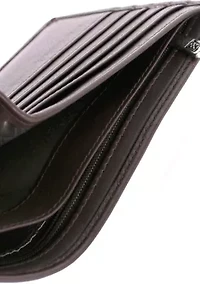 RFID Blocking Leather Wallet with Coin Pocket