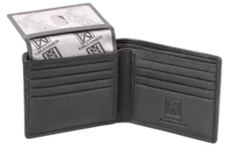 RFID Blocking Leather Wallet with Card Insert