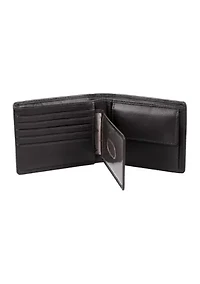 RFID Blocking Martin Coin Pocket Leather Wallet
