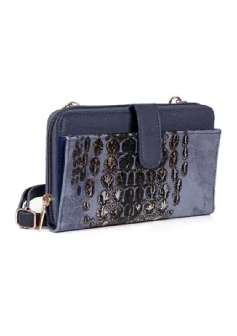 RFID Blocking Eva Women's Crossbody Wallet