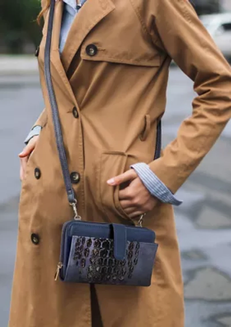 RFID Blocking Eva Women's Crossbody Wallet