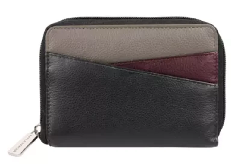 RFID Blocking Wanda Leather Medium Wallet