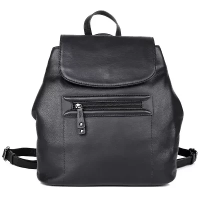 RFID Blocking Dorothy Leather Crossbody Backpack