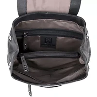 RFID Blocking Dorothy Leather Crossbody Backpack