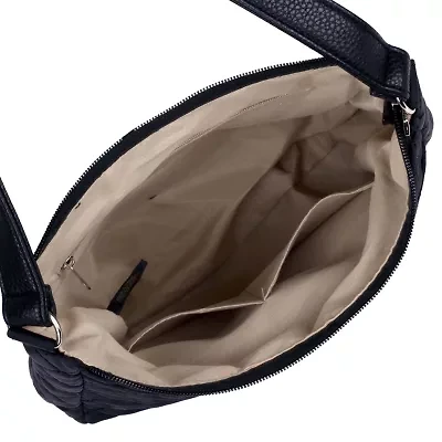 MIKKI QUILTED NYLON CROSSBODY