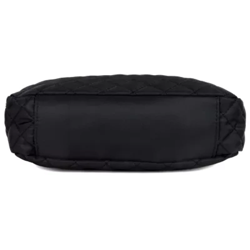 MIKKI QUILTED NYLON CROSSBODY