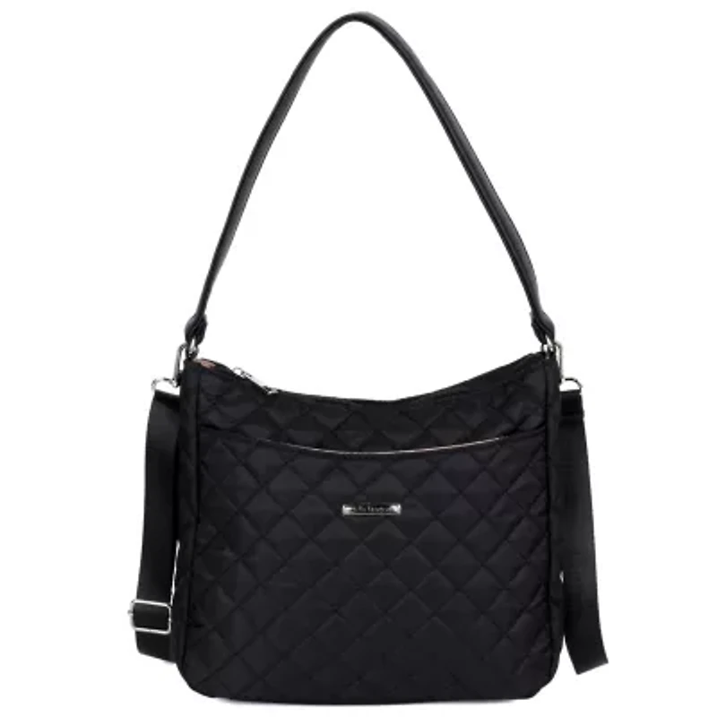 MIKKI QUILTED NYLON CROSSBODY