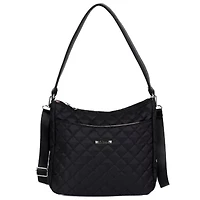 MIKKI QUILTED NYLON CROSSBODY