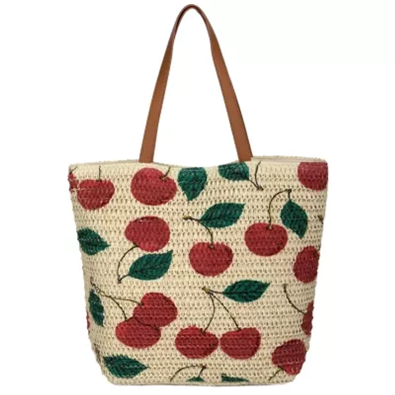 FRUIT STRAW TOTE