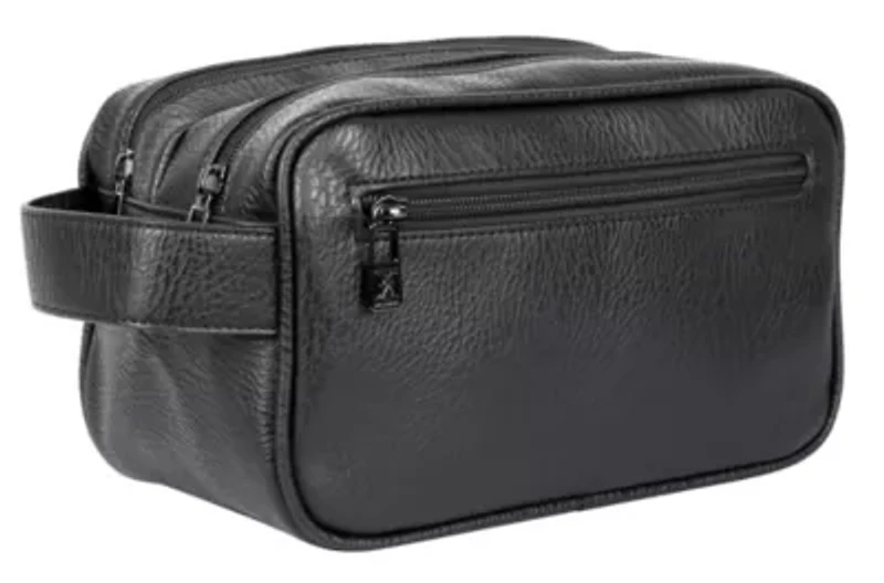 Men's Travel Double Zipper Toiletry Bag