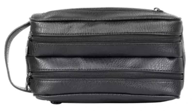 Men's Travel Double Zipper Toiletry Bag