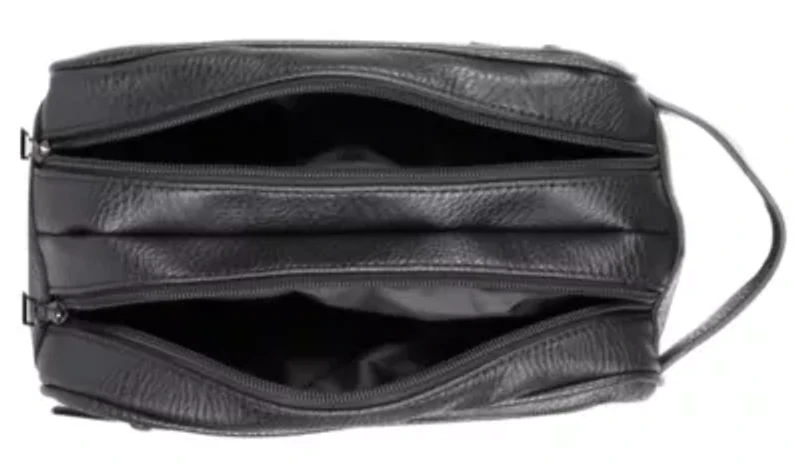 Men's Travel Double Zipper Toiletry Bag