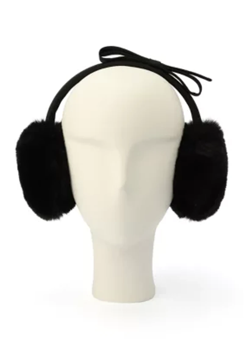Shoelace Bow Earmuffs