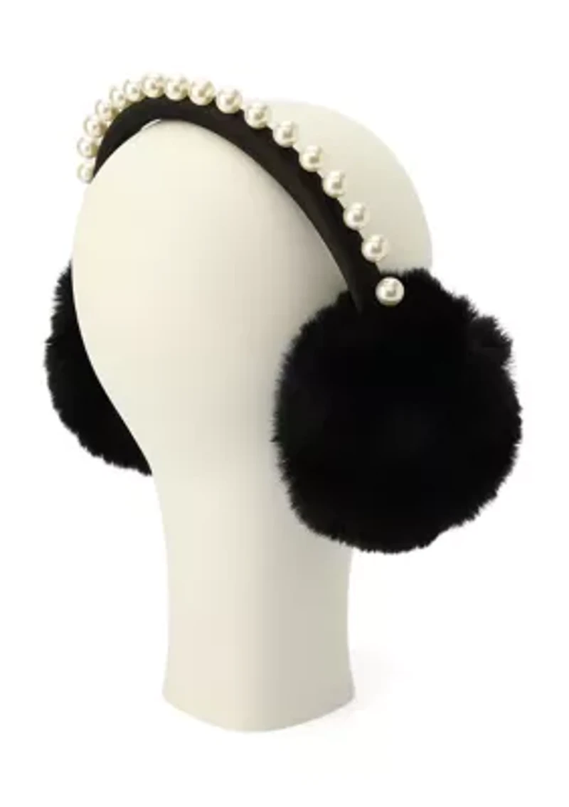 Pearl Embellished Earmuffs