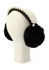 Pearl Embellished Earmuffs