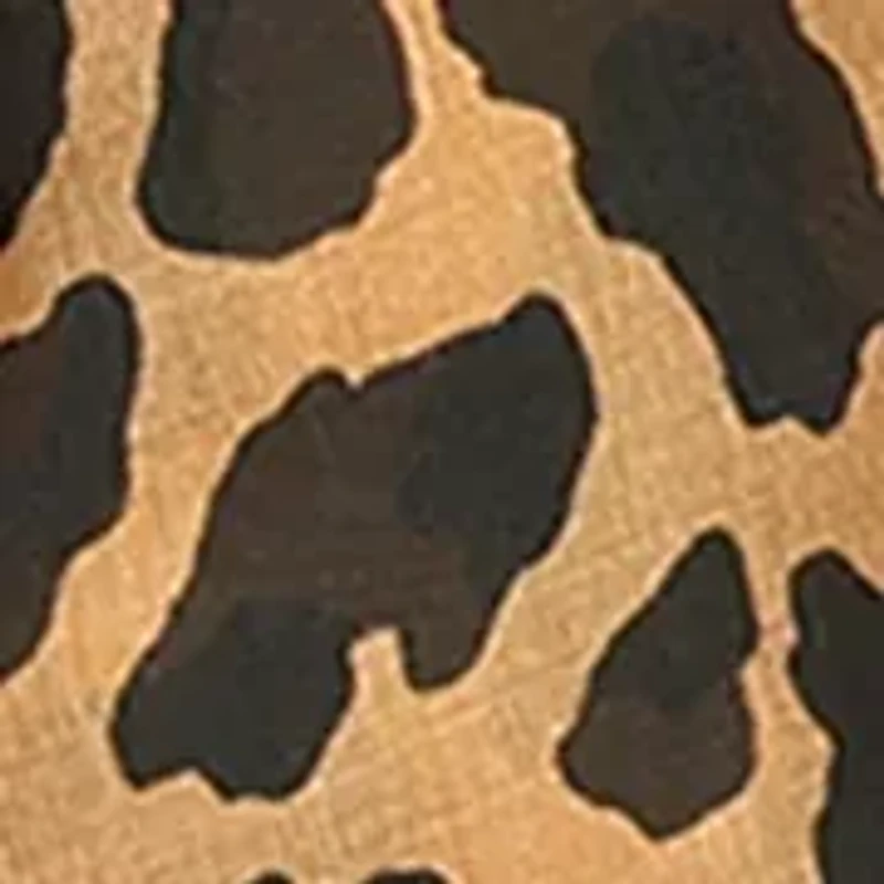 Regal Leopard Oblong Scarf