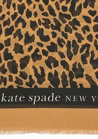 Regal Leopard Oblong Scarf