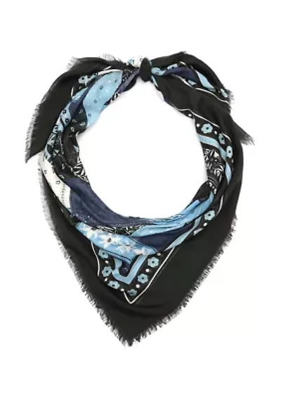 Bandana Patchwork Modal Square Scarf