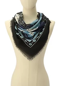 Bandana Patchwork Modal Square Scarf
