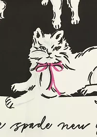 Pretty Kitty Silk Square Scarf