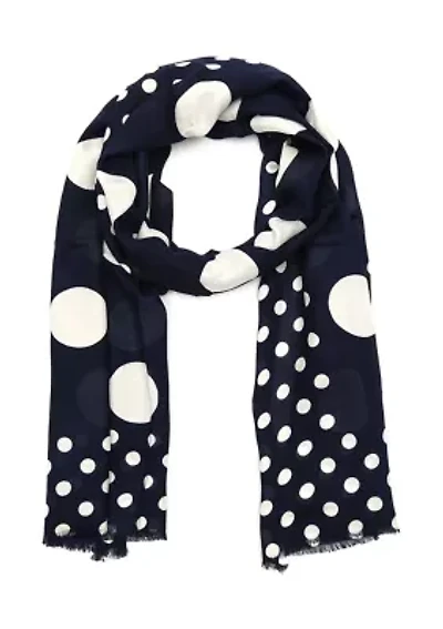 Breezy Dot Viscose Oblong Scarf