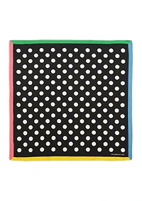Breezy Dot Silk Bandana