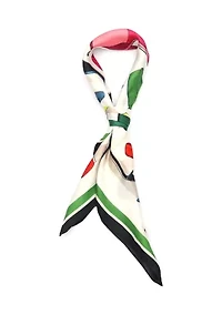Shoes Silk Square Scarf