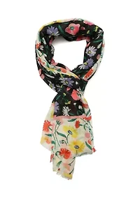 Spring Bouquet Oblong Scarf