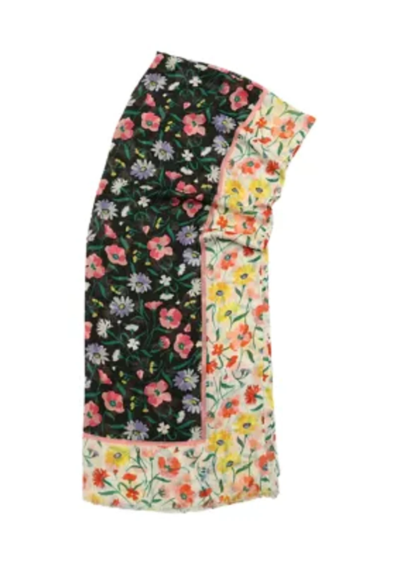 Spring Bouquet Oblong Scarf