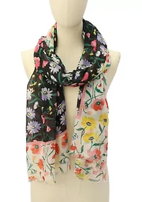 Spring Bouquet Oblong Scarf