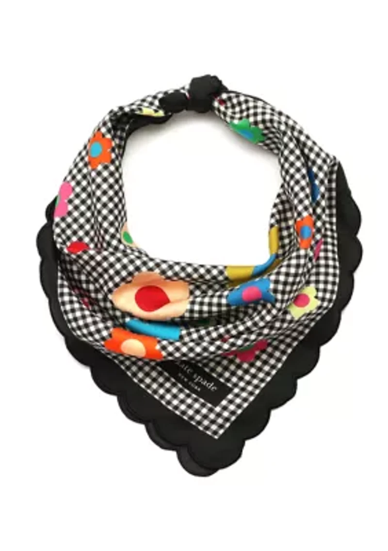 Gingham Garden Bandana