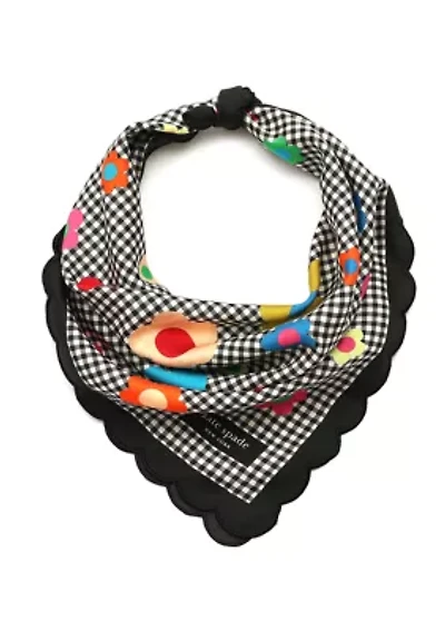 Gingham Garden Bandana