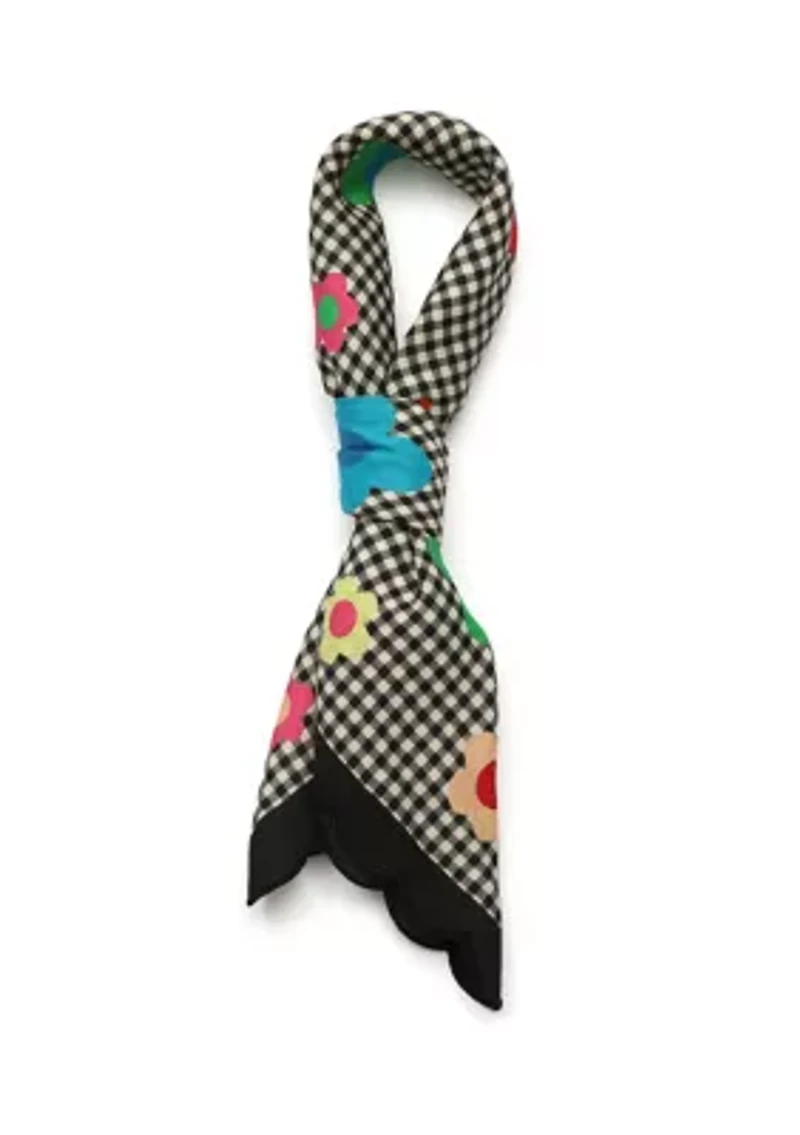 Gingham Garden Bandana