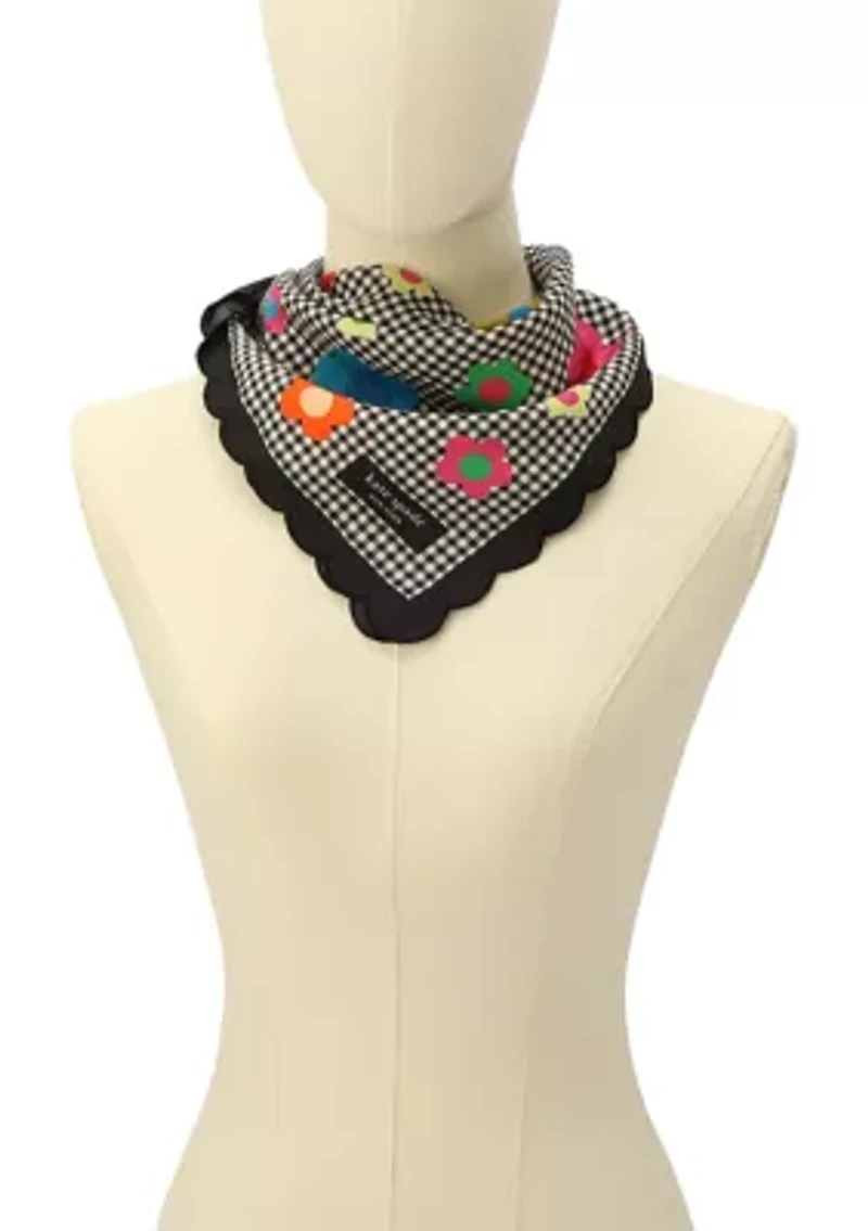 Gingham Garden Bandana