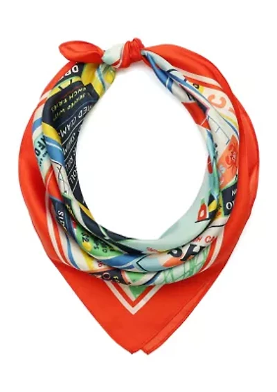 Shrimp Slack Silk Bandana