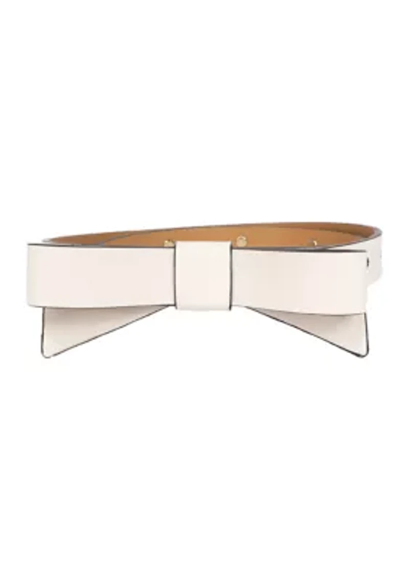 19 Millimeter Bow Belt with Pearls