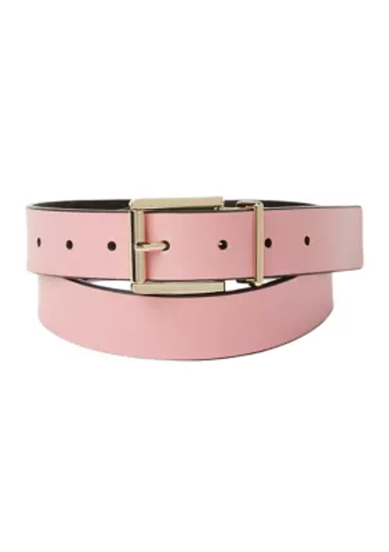 Smooth Leather Reversible Belt