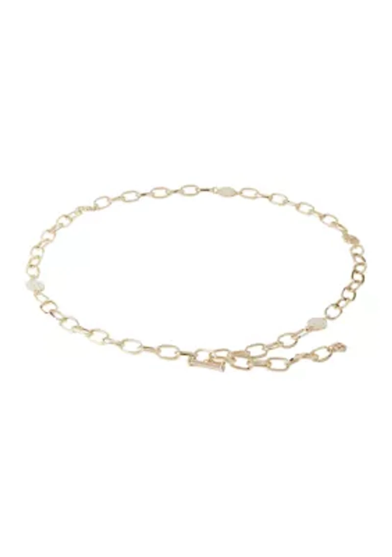 Enamel Chain Belt
