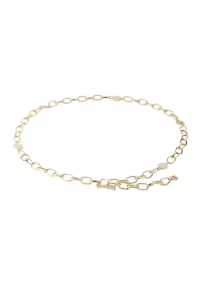 Enamel Chain Belt