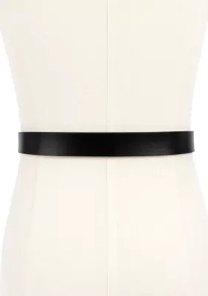 Belt with Crystal Stone Buckle