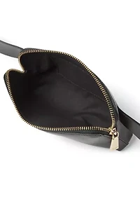 Zip Embossed Logo Belt Bag