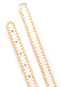Bow Belt with Straw Edge