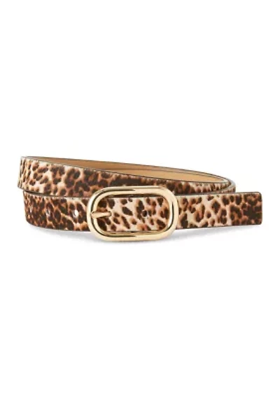 Leopard Molten Buckle Belt 25MM
