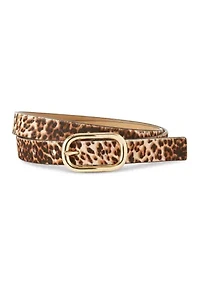 Leopard Molten Buckle Belt 25MM