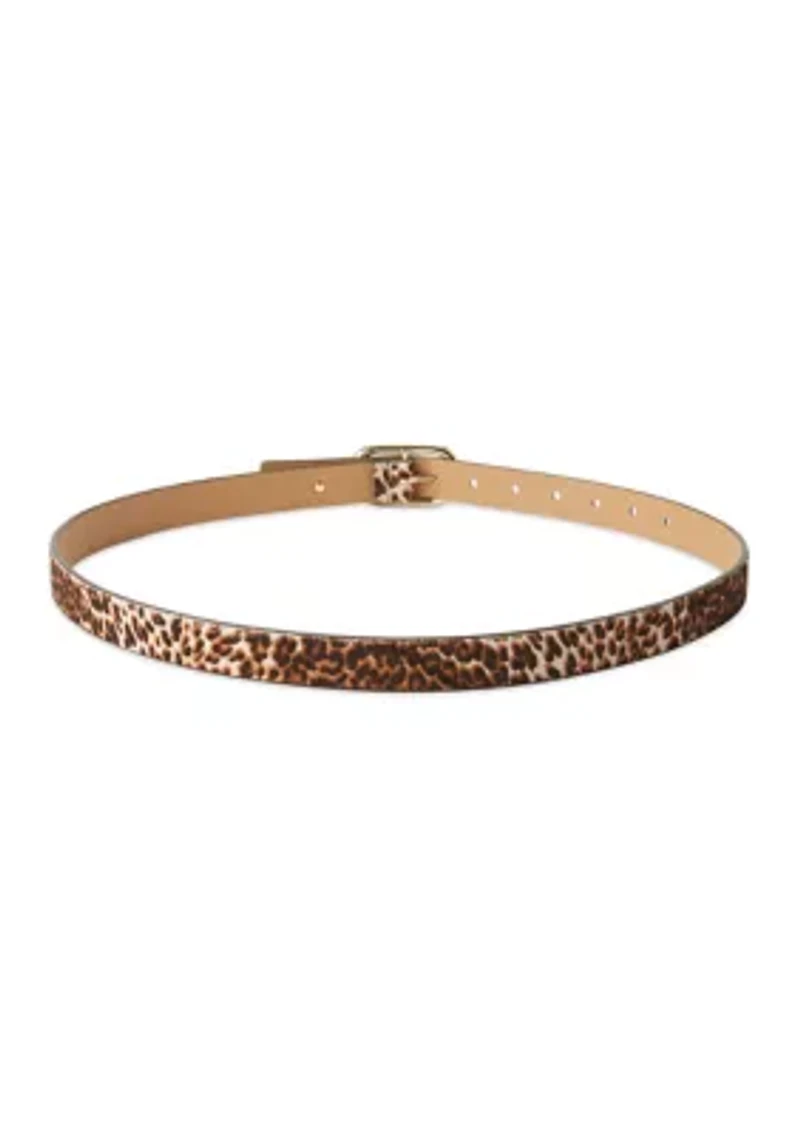 Leopard Molten Buckle Belt 25MM