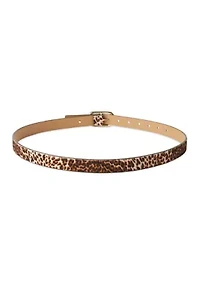 Leopard Molten Buckle Belt 25MM