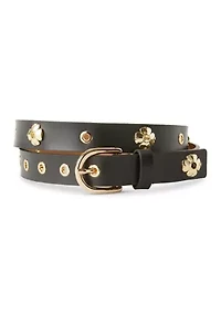 Spade Flower Eyelet 25MM Belt