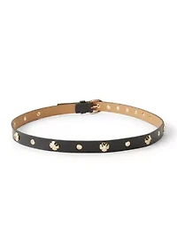 Spade Flower Eyelet 25MM Belt