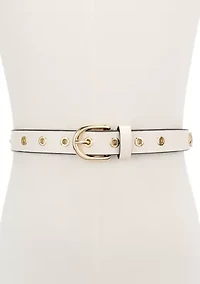 Flower Eyelet Belt